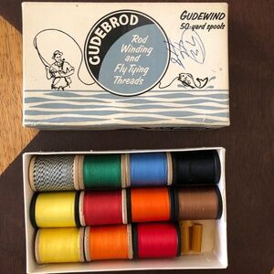 Vintage Gudebrod  Silk Thread - for rod winding and fly tying